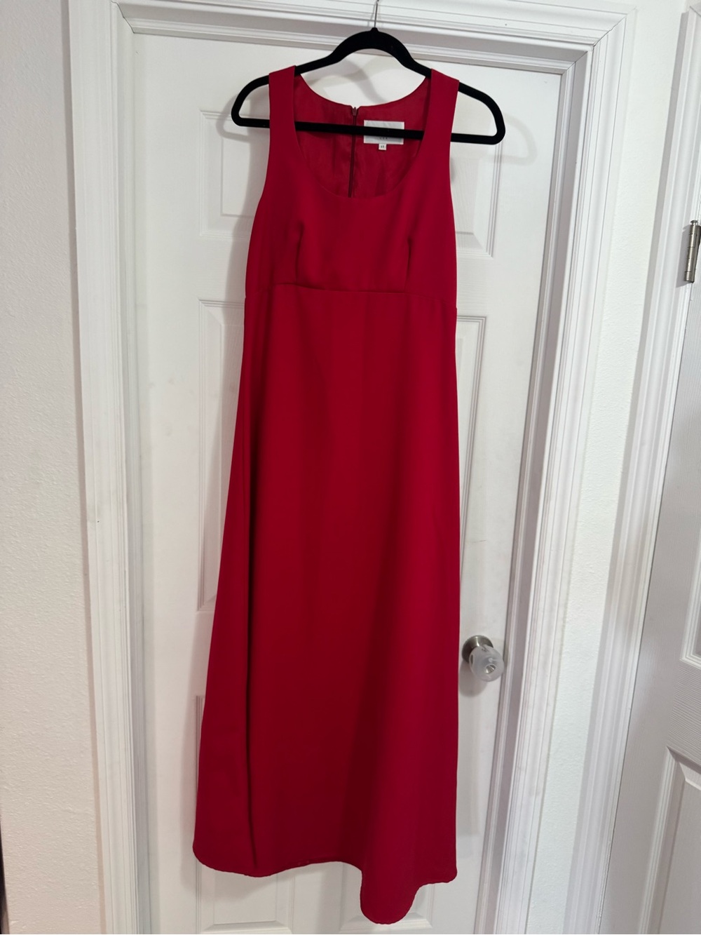 Classic Red Sleeveless Maxi Dress Casanova USA Size 11